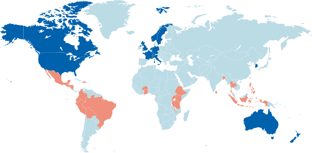 alt="Weltkarte_wer_wir_sind_Compassion_Deutschland_Geberländer_Nehmerländer_Patenschaften_Kindpatenschaften_Mutter_Kind_Programm"