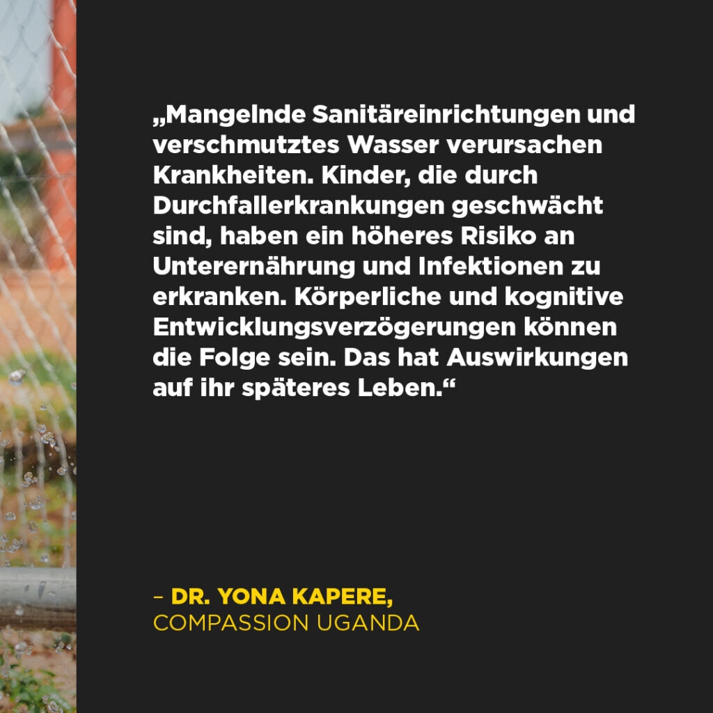 alt="Weltwassertag 2023, Kinder haben endlich Zugang zu sauberem Wasser, Compassion Deutschland"
