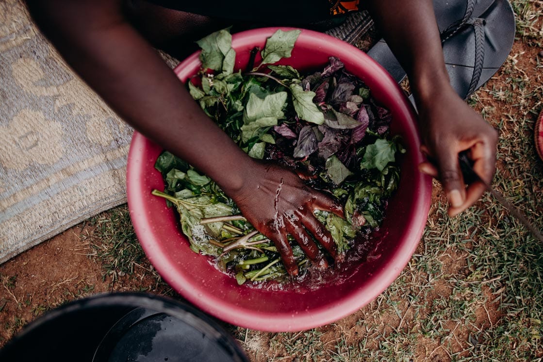 alt="Als Kind Hunger leiden, Eine Schüssel voller Salat, Die Geschichte von Ronnie – ehemaliges Patenkind"