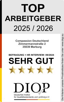 Top Arbeitgeber 2025 - 2026, Compassion Deutschland